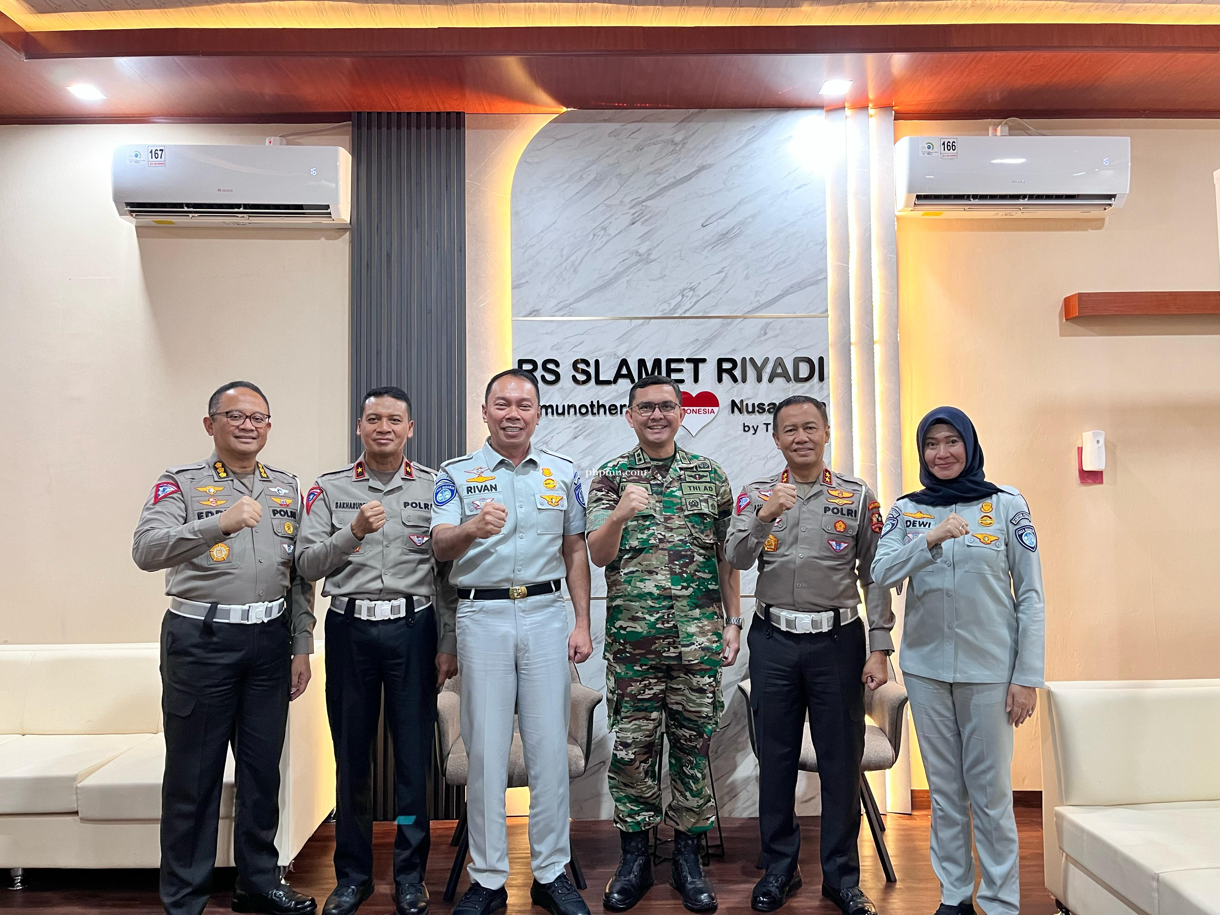 Kunjungan Kakorlantas dan Dirut Jasa Raharja